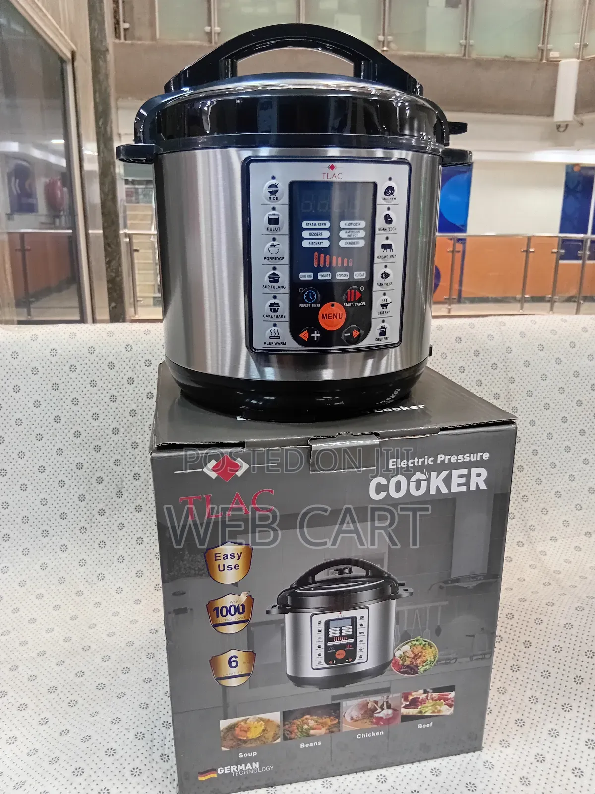 Tlac Presure Cooker– 6l Electric Model