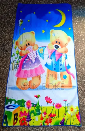 Cartoon Themed Towels 
Size 140x70cm
Price at 650