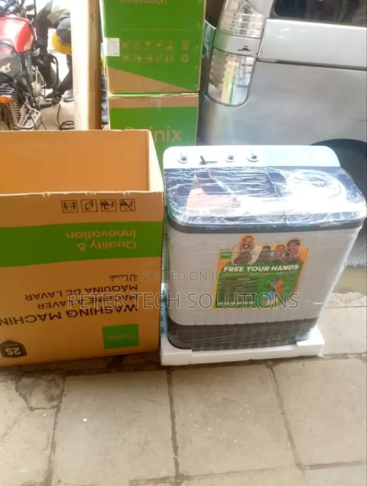 Syinix 10kg Top Load Washing Machine.
Twin Tub Semi-Outomati