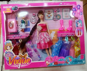 Elegant Fashion Doll Set, Designed for Children Aged 3+