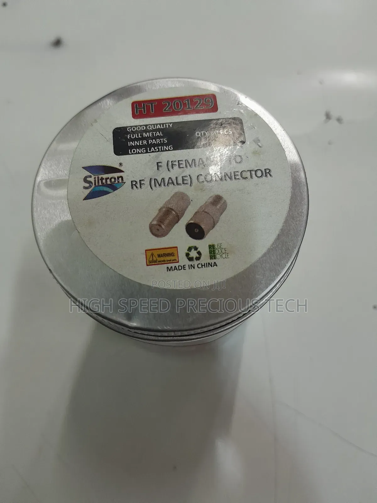 F Connector To Rf Coax Male 80pcs.