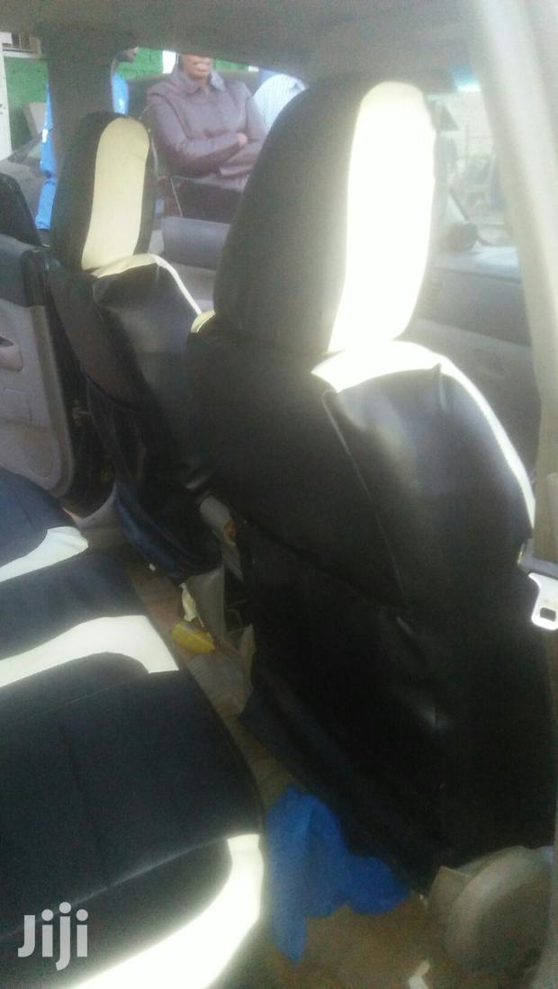 Black/White Car Seat Covers