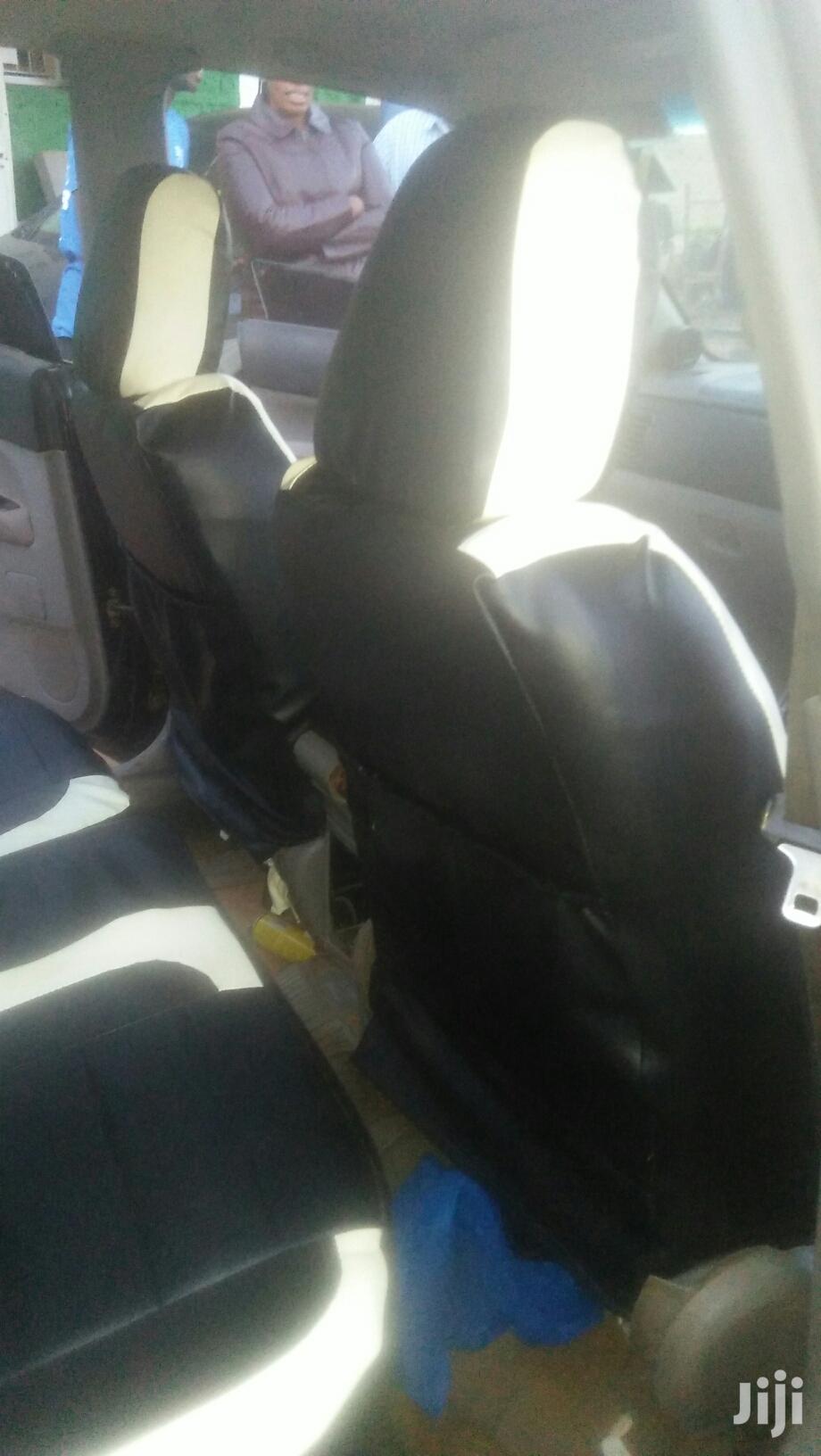 Black/White Car Seat Covers
