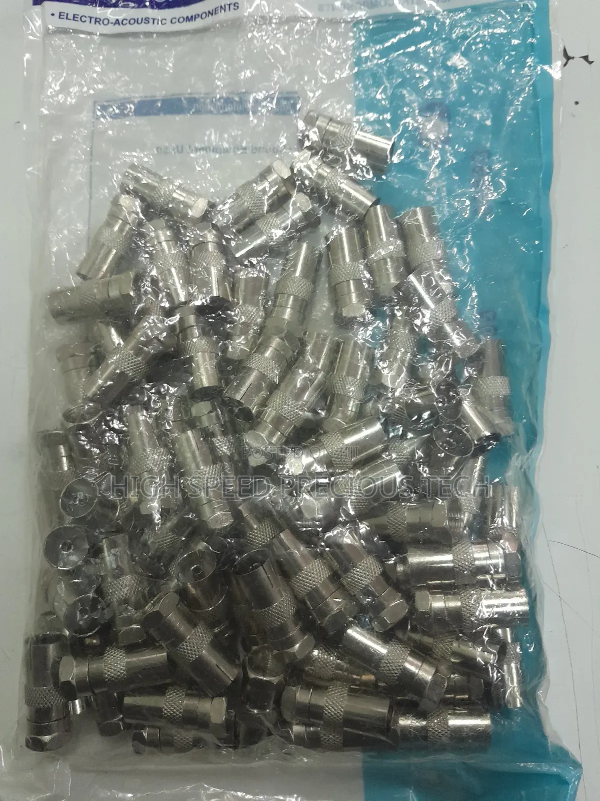 Rf Female Socket To F Screw Male Plug. 100pcs