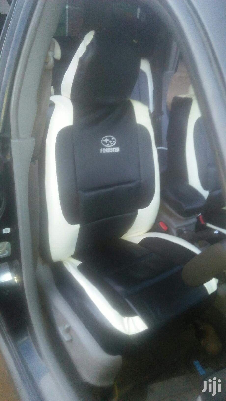 Black/White Car Seat Covers