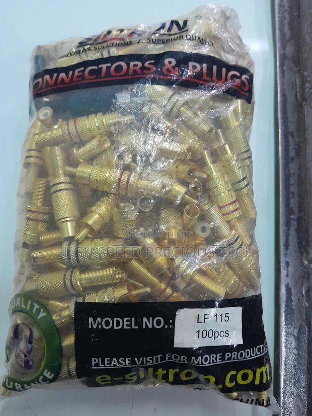 Rca Male and Female Connectors Gold