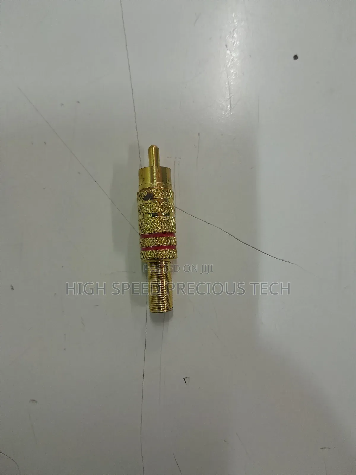 Rca Male and Female Connectors Gold