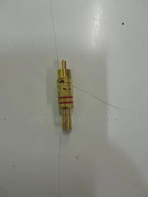 Rca Male and Female Connectors Gold