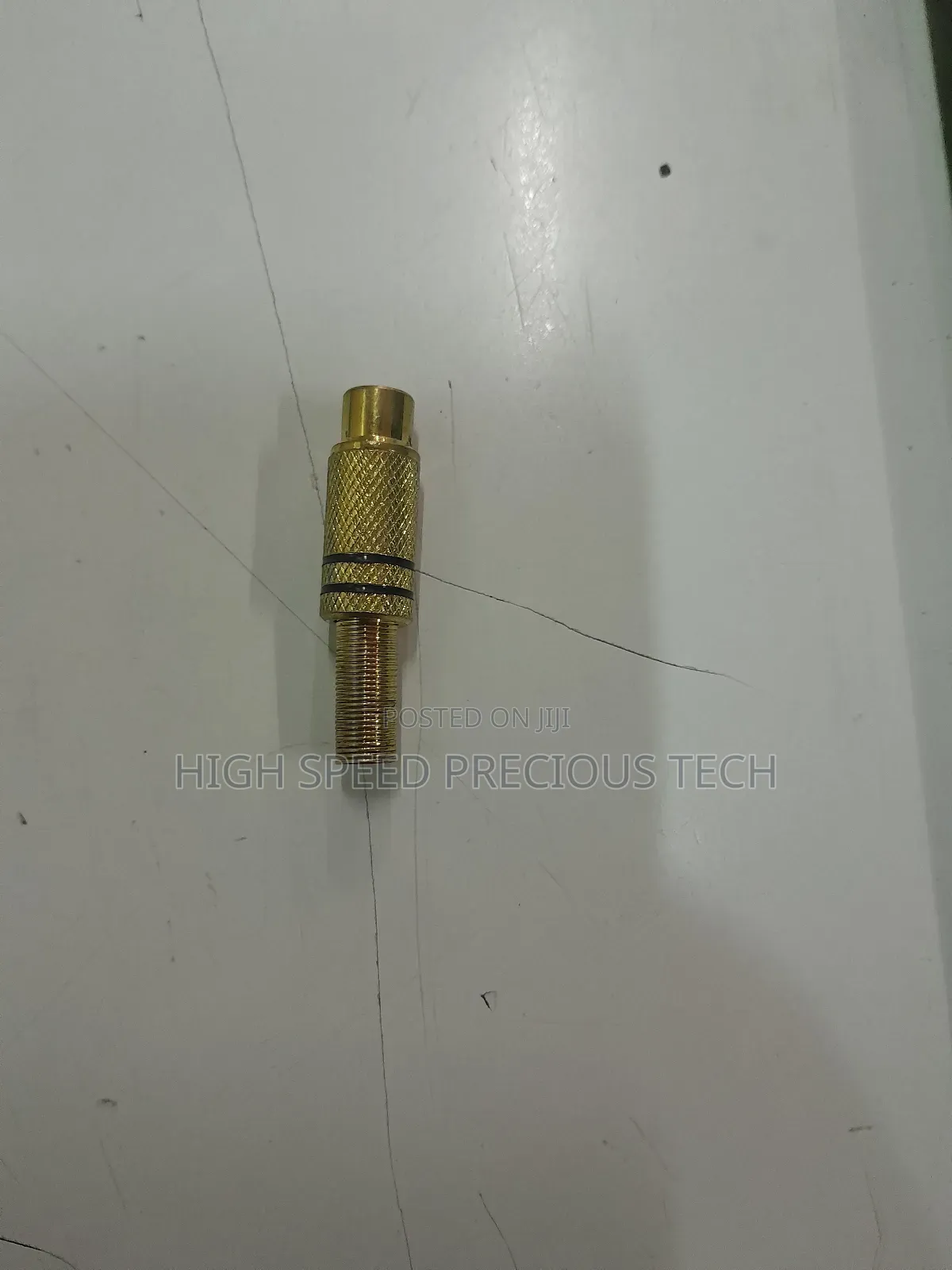 Rca Male and Female Connectors Gold