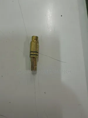 Rca Male and Female Connectors Gold