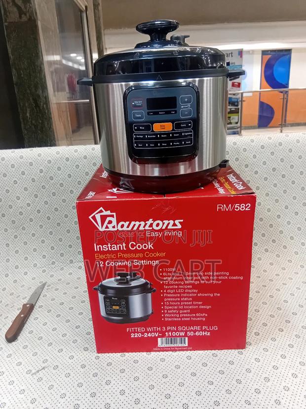 Ramtons 6l Electric Pressure Cooker