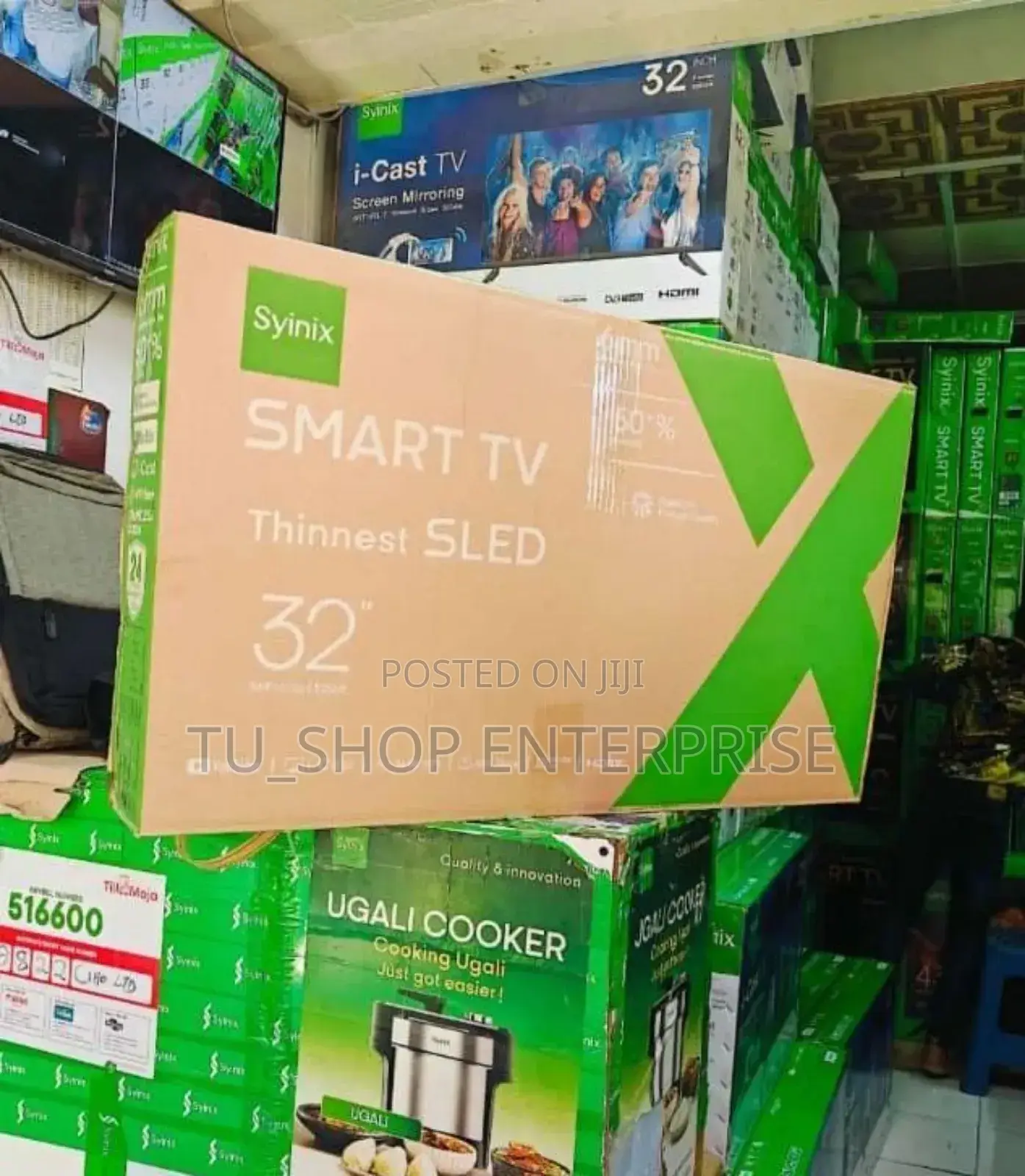 32smart Tv!!Syinix Ultra Slim