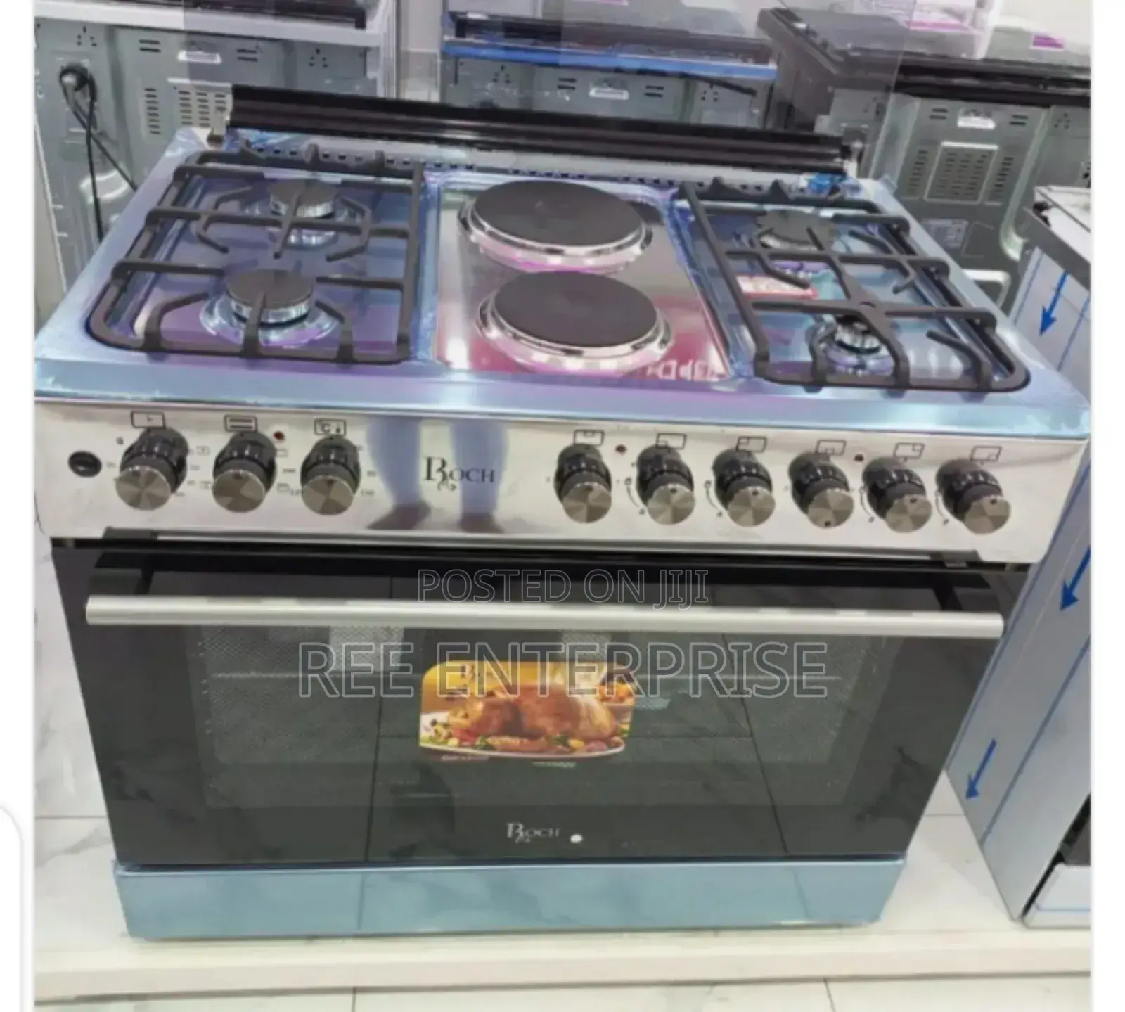 Durable and Efficient 60*90 Roch 4+2 Standing Coooker