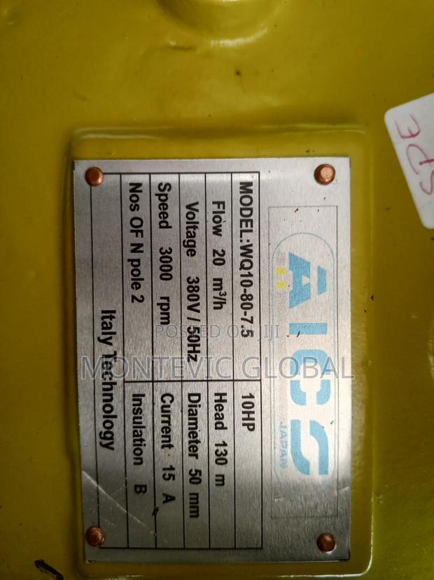 10hp Aico Submersible Pump or Sewage Pump - thumbnail 3