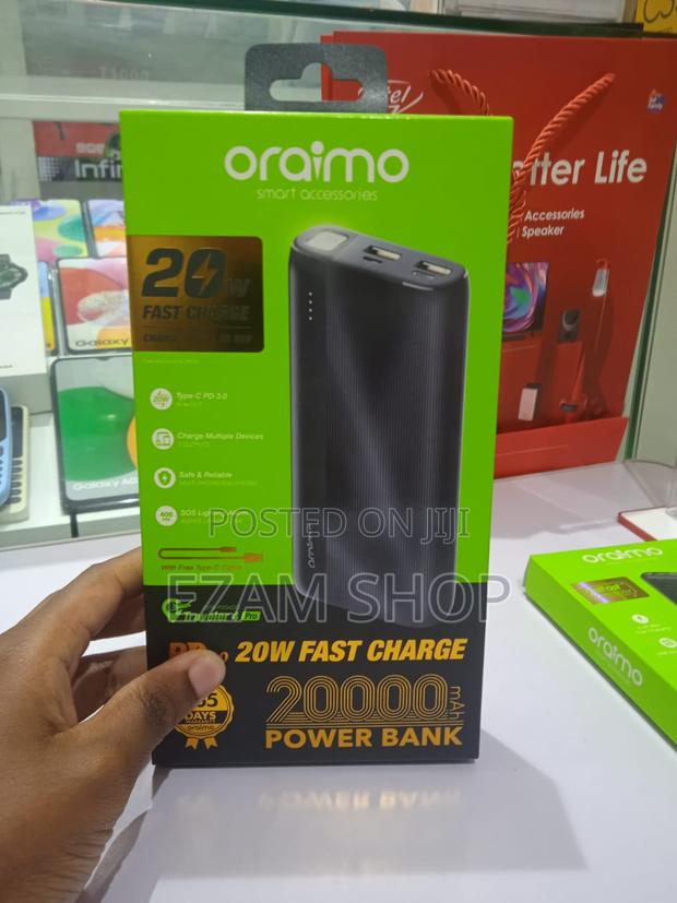 Oraimo Powerbank 20,000 Amp - thumbnail 3