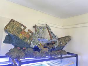 Epic 1meter Shipwreck Aquarium Ornament Dive Into Adventure! - thumbnail 2