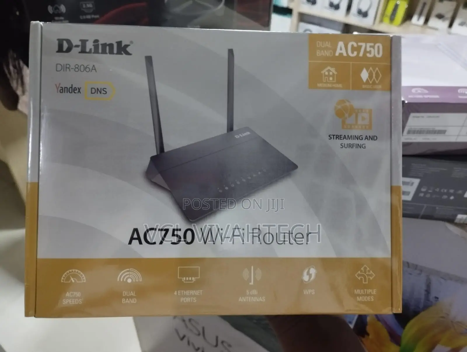 D-Link Ac750 Dual Band Wi-Fi 5 Router - Dir-806a