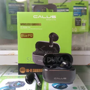 Calus Blue P12 Earbuds Metallic Casing