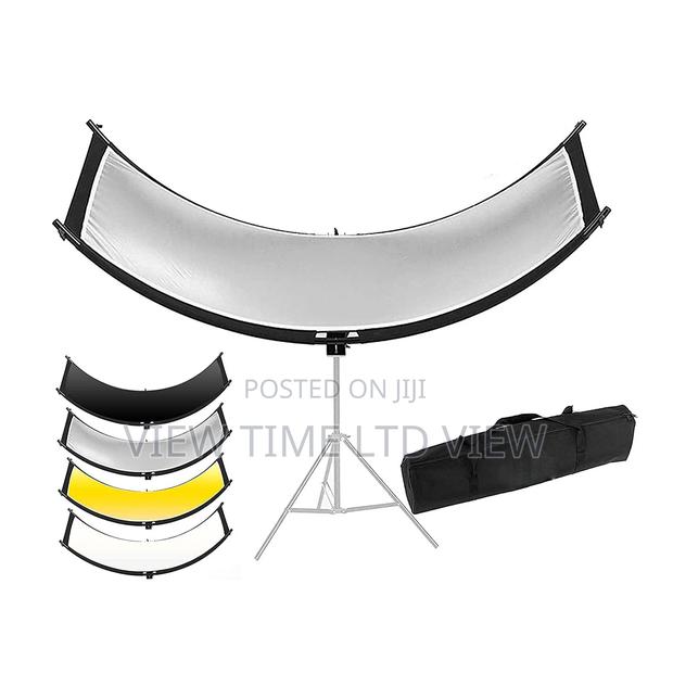 U-Shape Curved Light Reflector Adjustable Lighting Diffuser