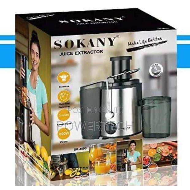 Sokany Juicer
Juice Extractor 800watts