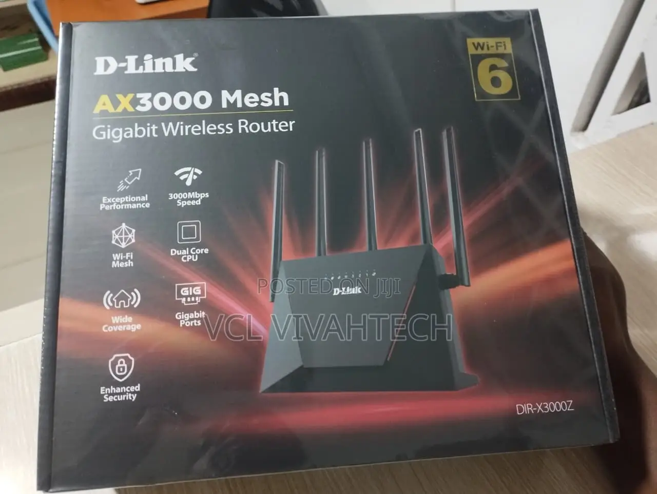 D-Link Ax3000 Dual Band Gigabit Wi-Fi 6 Router
