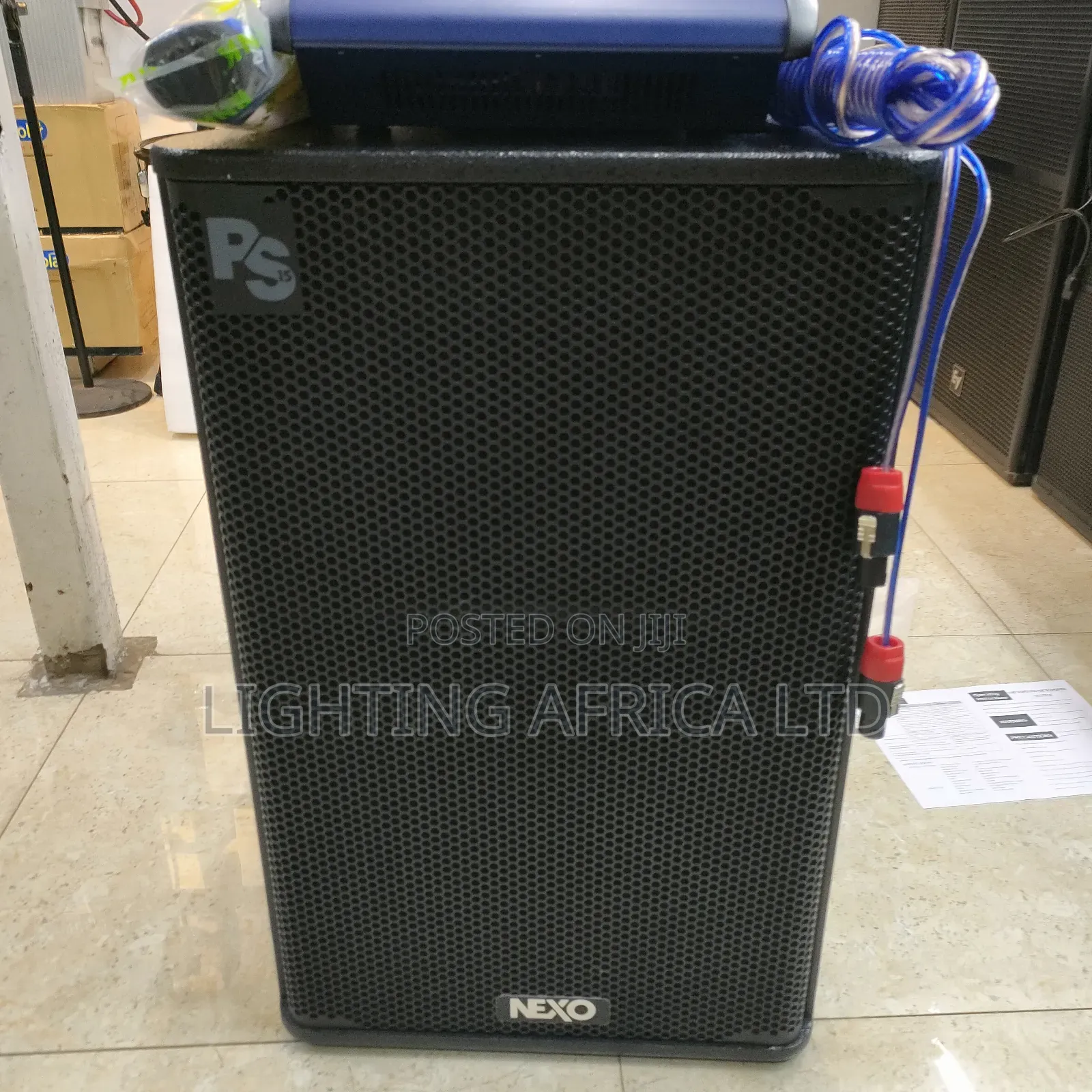 Medium Sound System Complete With 4ch Mixer + 15" Speaker