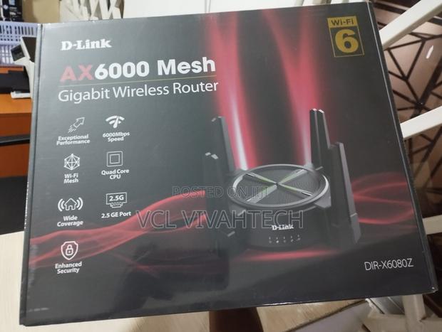 D-Link Ax6000 Multi Gigabit Wi-Fi 6 Router - Dir-X6080z - main view