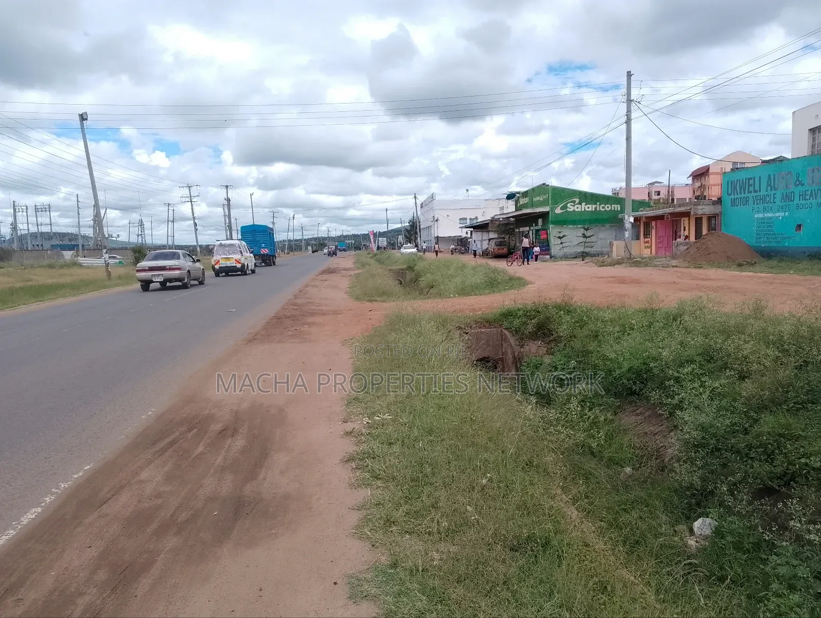 Front Tarmac -50 by 100ft Plot -Machakos Kenya Israel