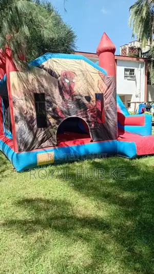 The Spiderman Bouncing Castle