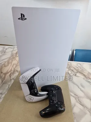 Playstation 5 Digital Edition With 2 Controllers ,5 Games