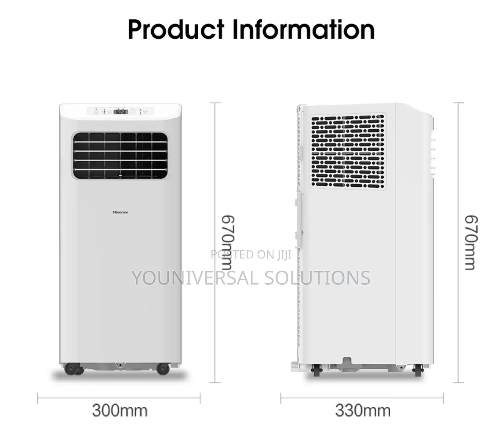 Hisense 9000btu Portable Air Conditioner