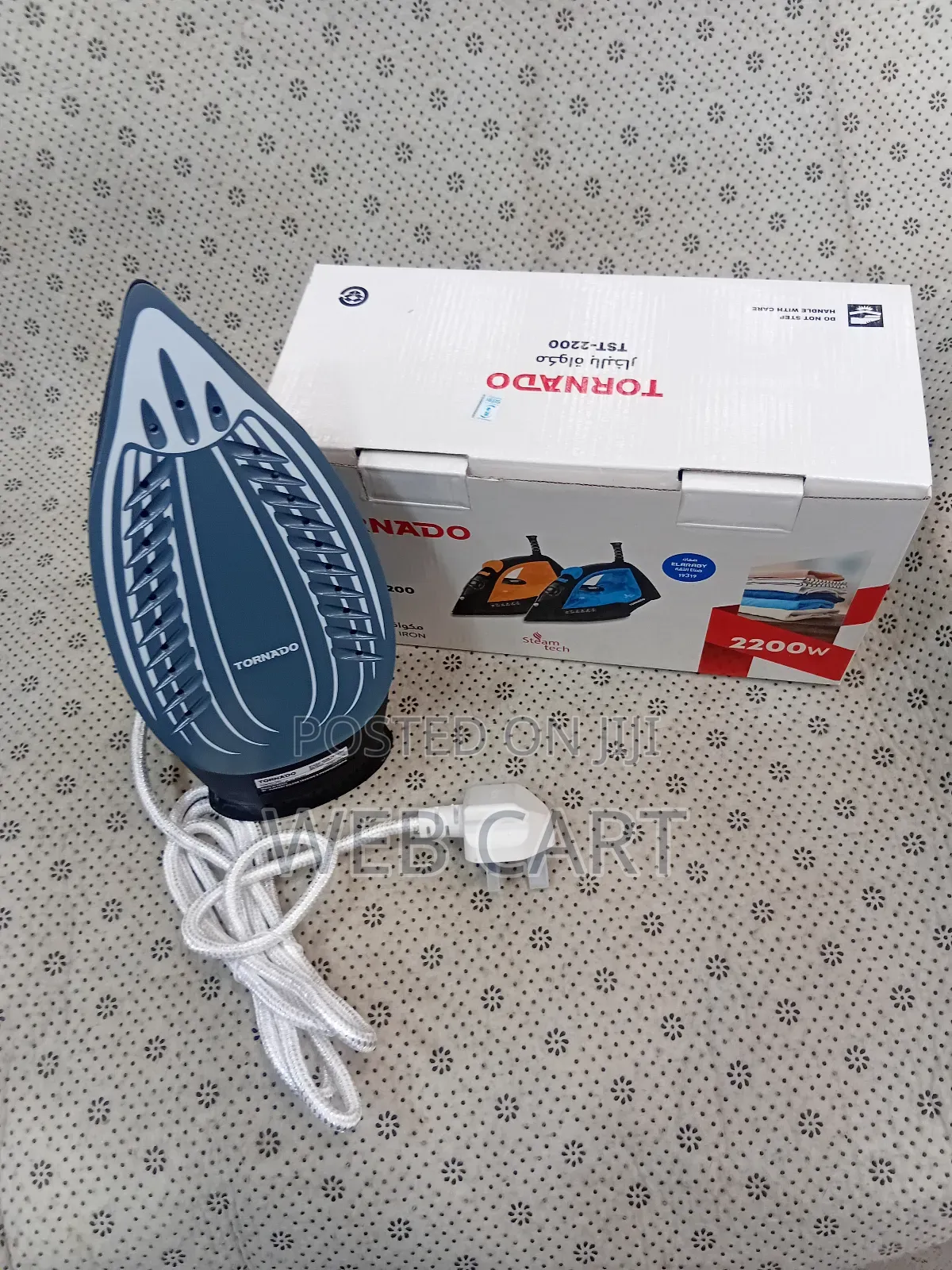 Brand New Tornado Steam Iron Box 2200wwtts