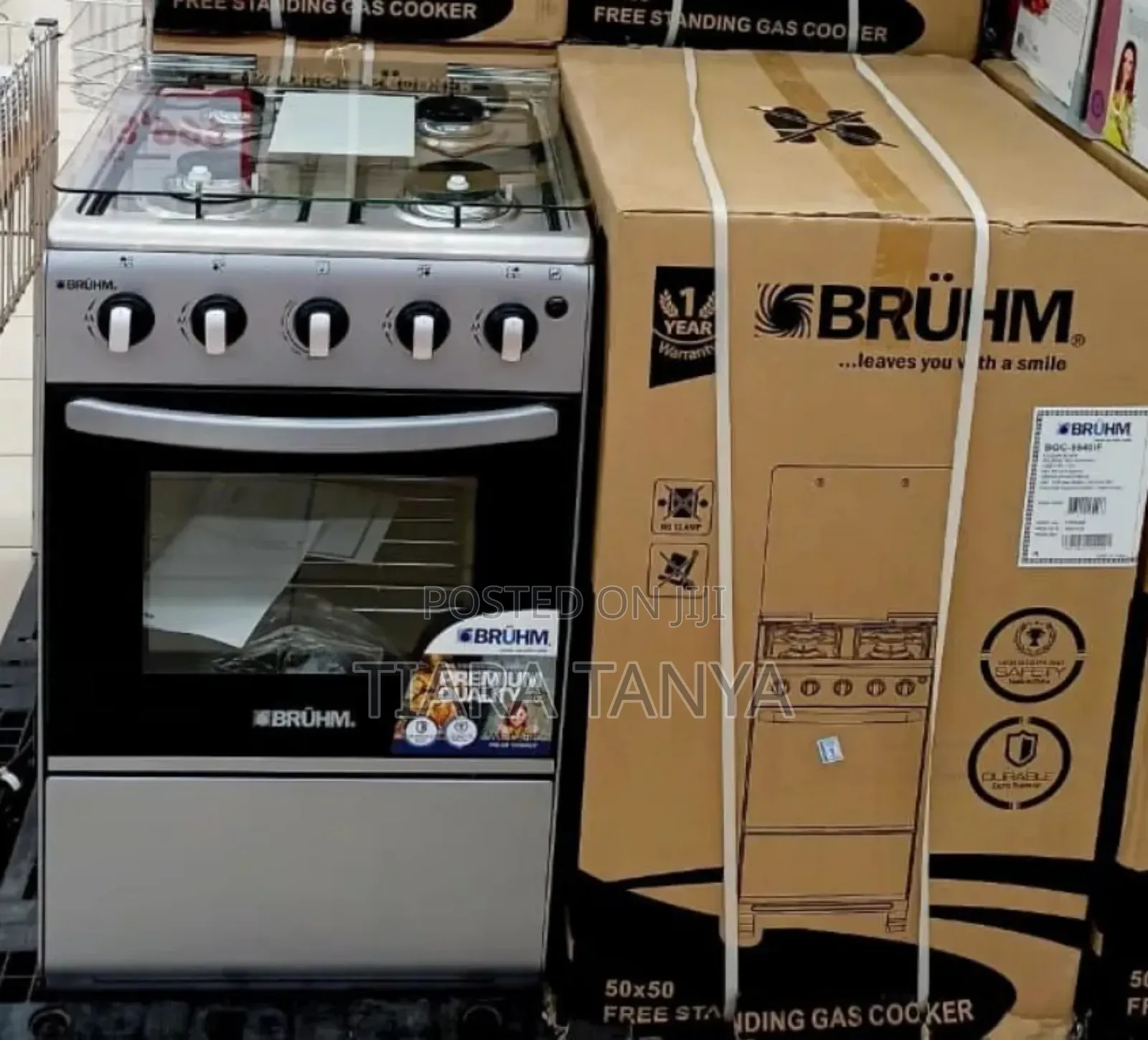 Bruhm 50 by 50 All Gas Cooker