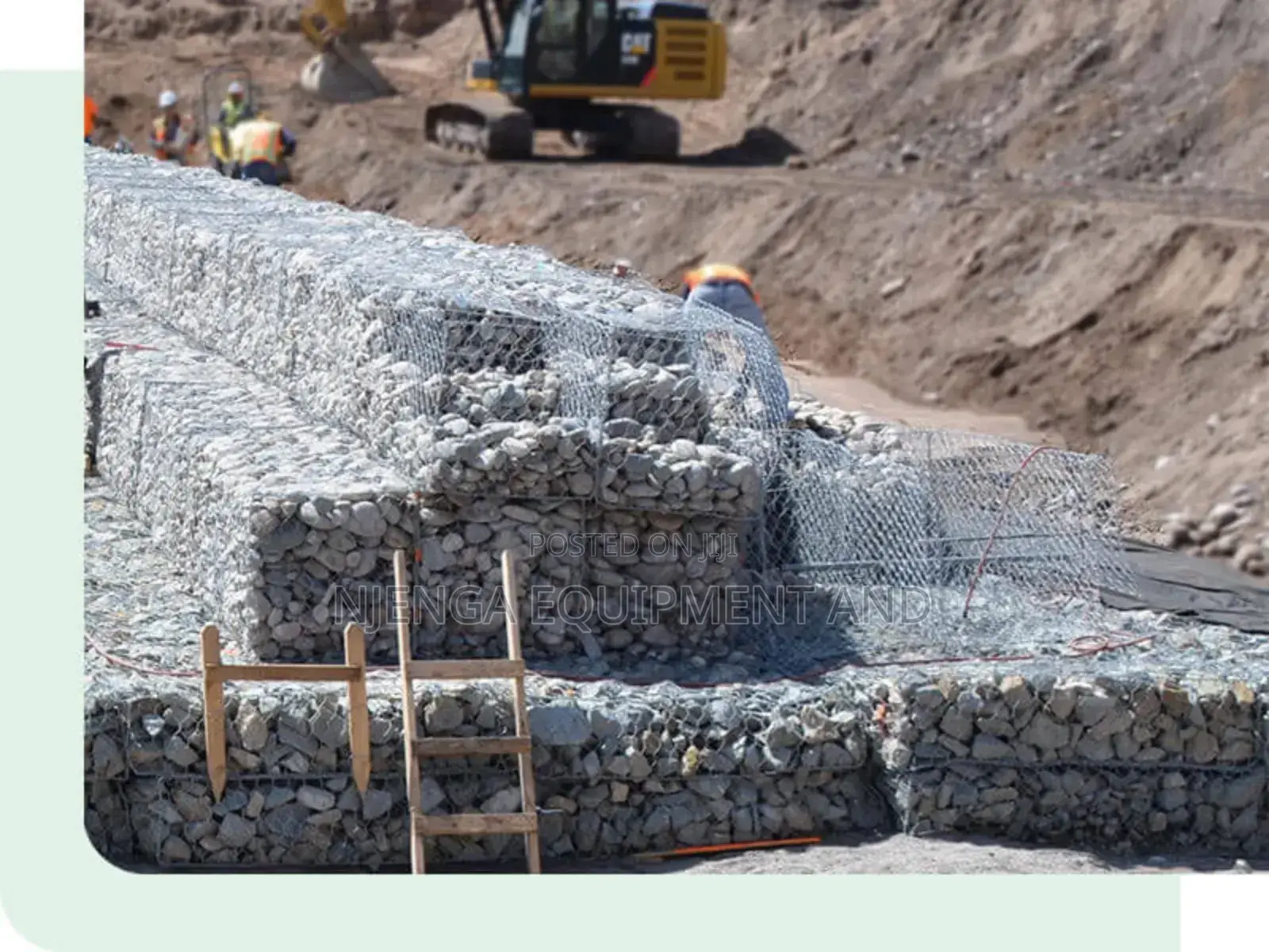 Gabion Erosion Control Baskets (2.4mm Galvanized Wire)
