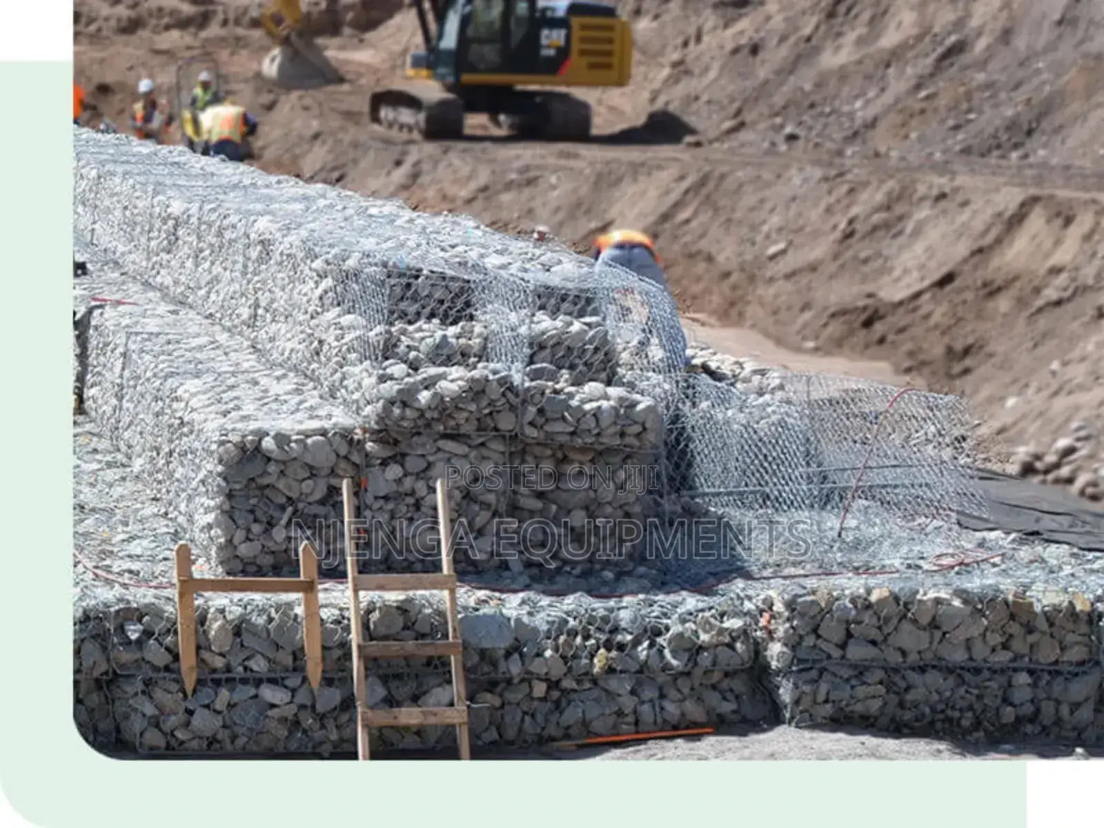 Gabion Erosion Control Baskets (2.4mm Galvanized Wire)