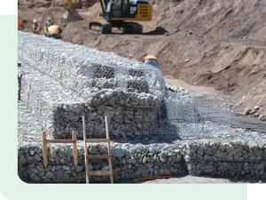 Gabion Erosion Control Baskets (2.4mm Galvanized Wire)
