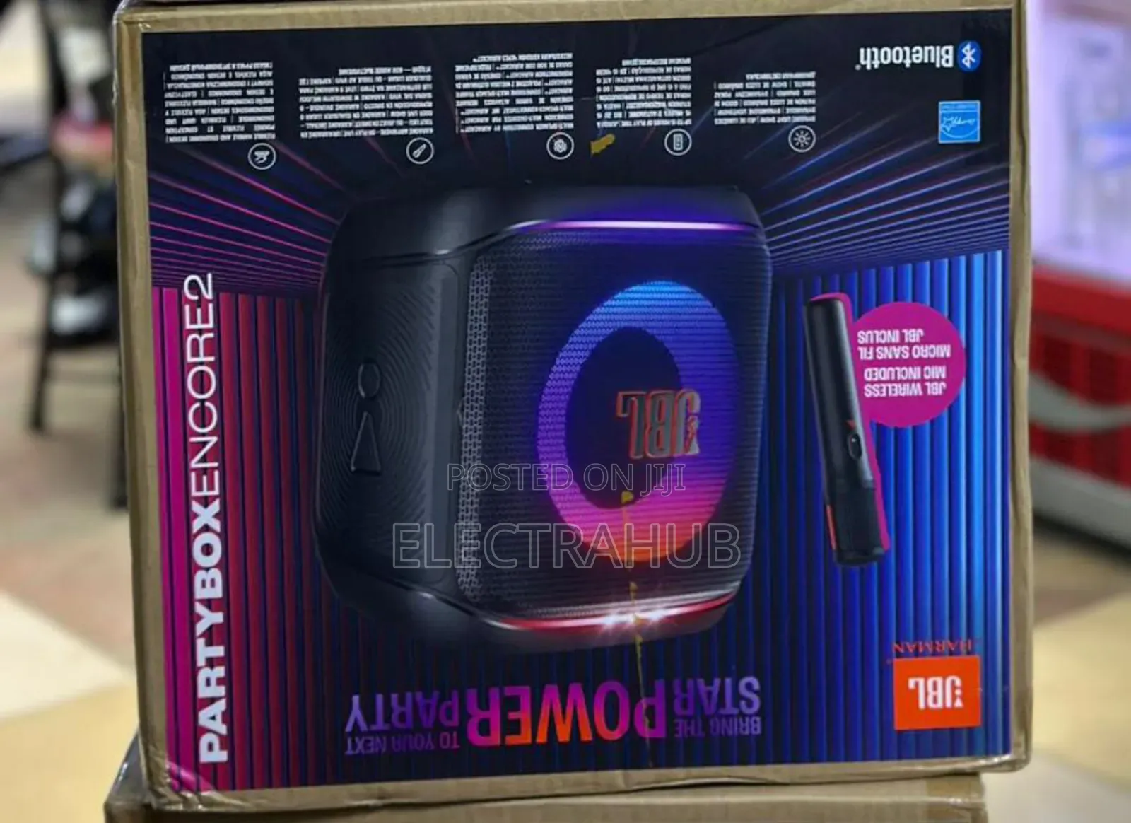 Jbl Partybox Encore 2 Portable Speaker Brand New Sealed