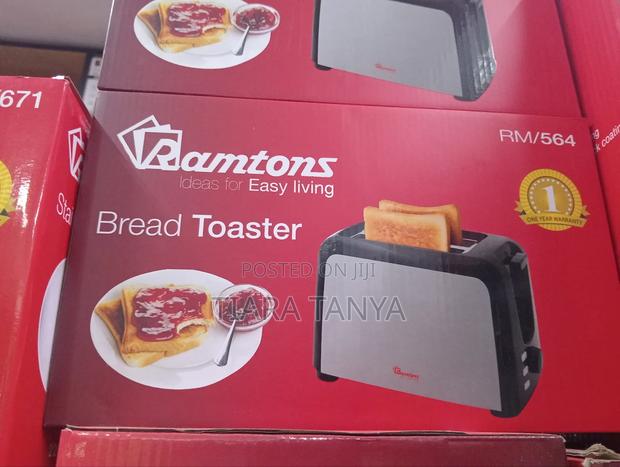 Ramtons Rm564 2 Slice Stainless Steel Toaster - main view