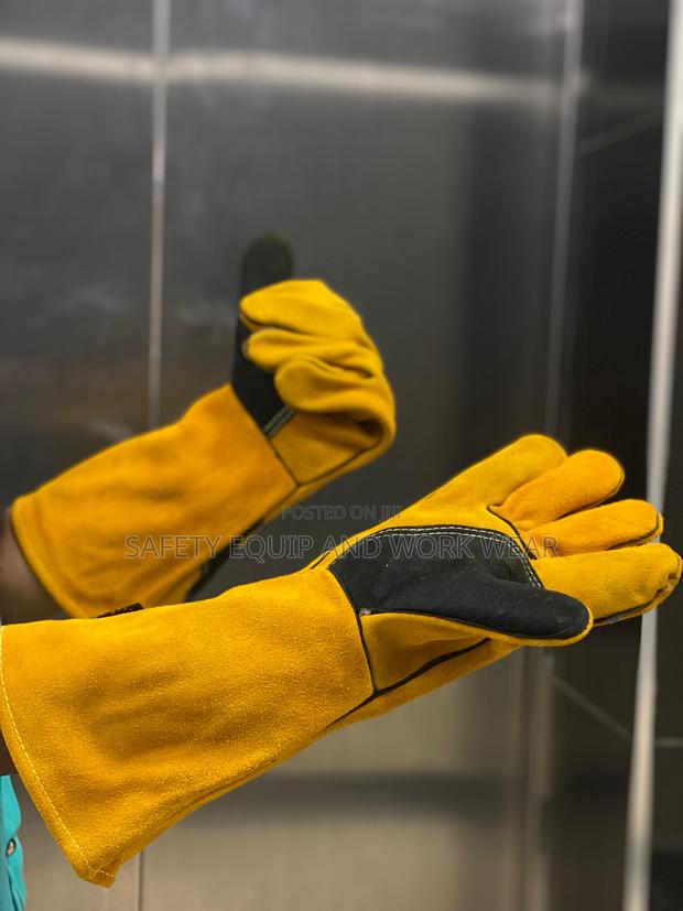 Split Leather Welding Gloves.