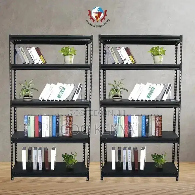 Storage Unity ; 4-Shelves Modern Heavy Duty Storage Rack