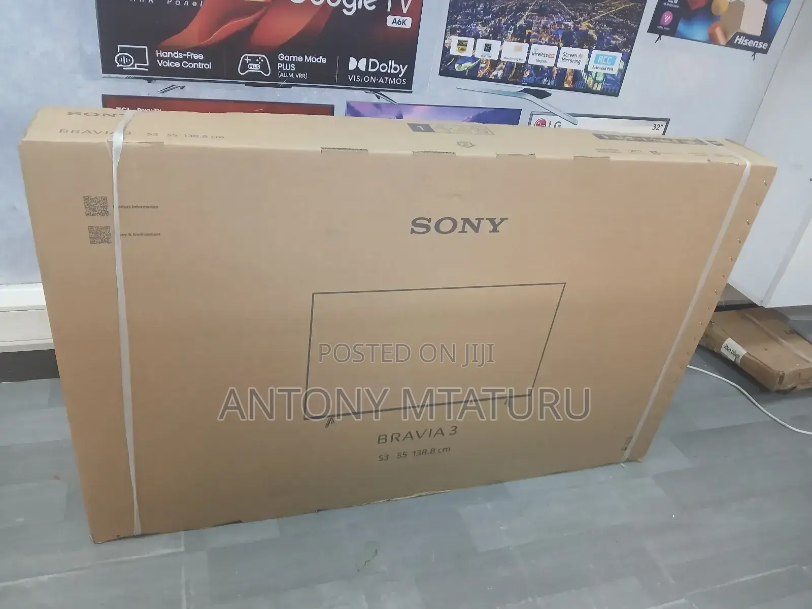 Sony Bravia 3 55” 55s30 Led HDR Google Tv (2024)