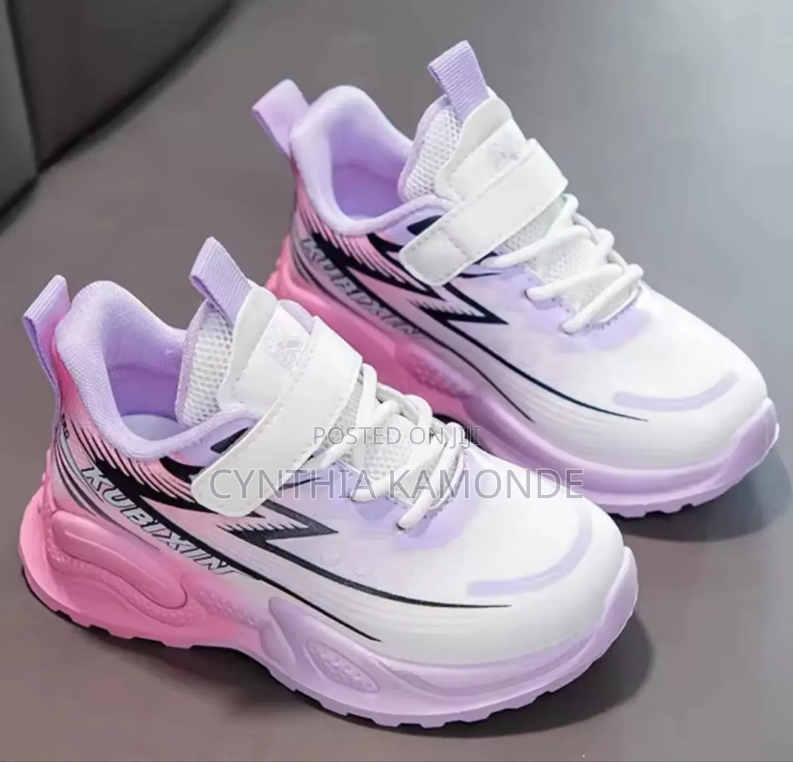 Pink Blue Kids Sneakers