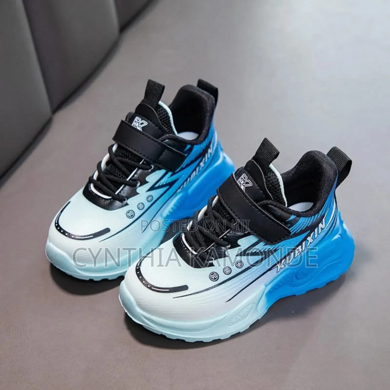Pink Blue Kids Sneakers