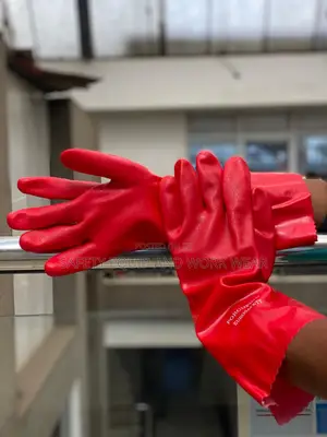 Pvc Double Dip Gloves For Efficiency .