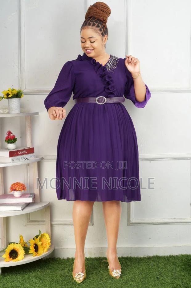 Cute Purple Skater Dress💜💯 - main view