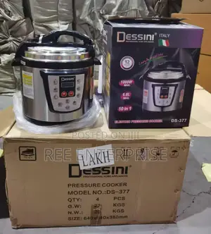 Versatile 6 Litre Dessini Electric Pressure Cooker