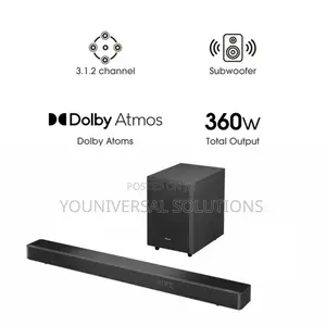 Hisense Sound Bar Hs3100 3.1.2 Channel 360w