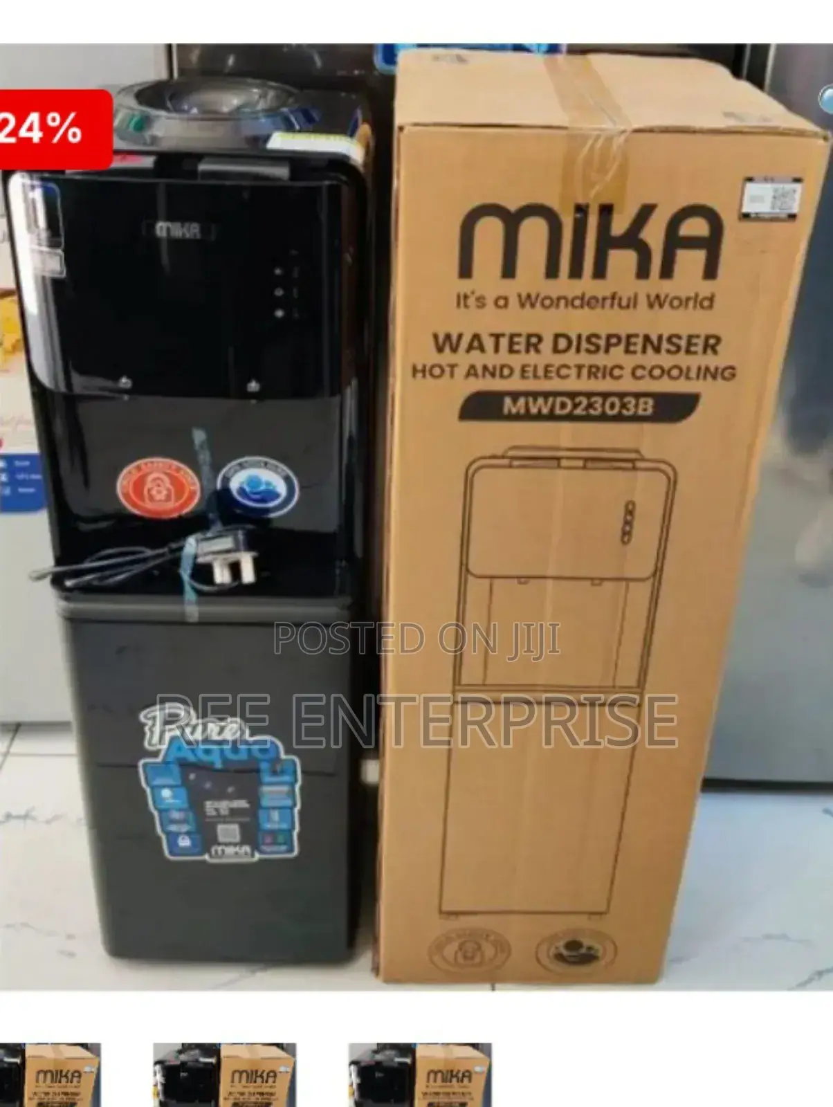 High Efficiency Mika Bottom Load Dispenser