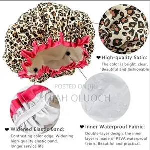Fancy Satin Shower Cap