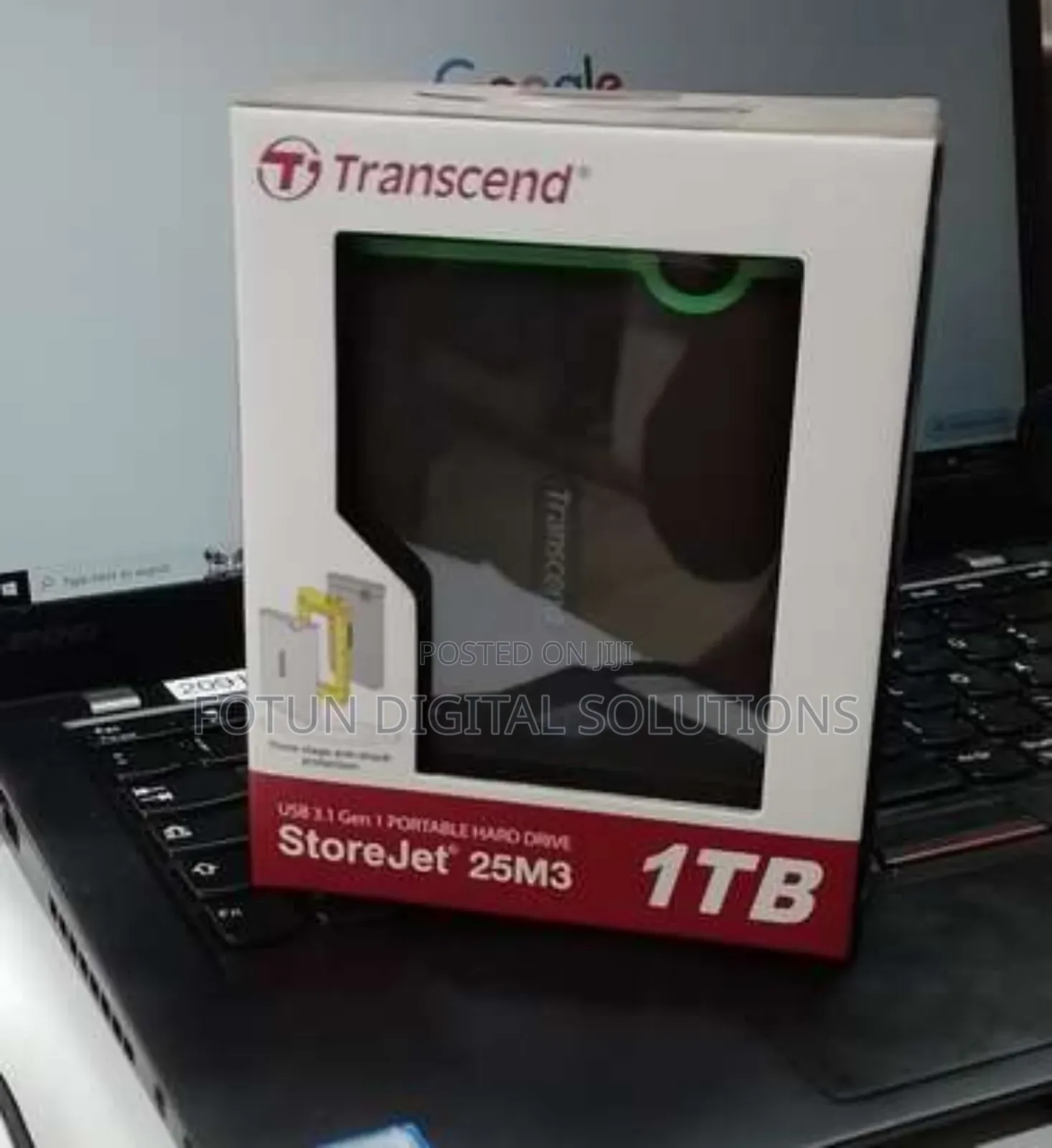 Transcend 1tb External Hdd–Portable Drive With Usb 3.1 Speed